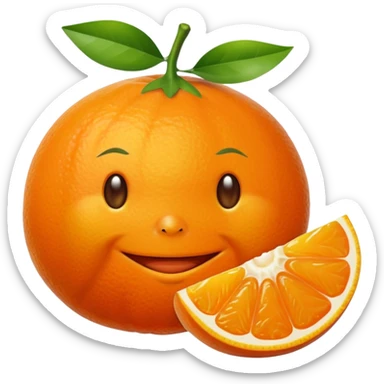 mandarin sticker