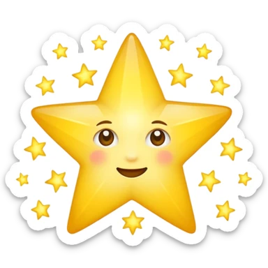 shining star  sticker