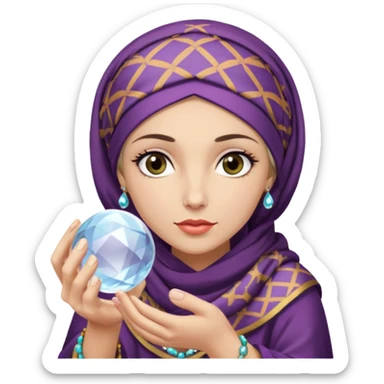 fortune teller sticker