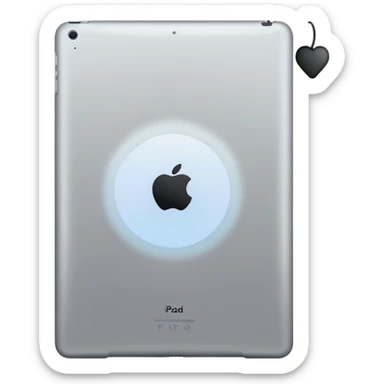iPad 9 back no cellular  no flash light sticker