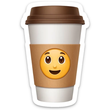 To-Go coffee Cup sticker