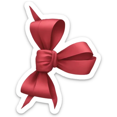Bow sticker
