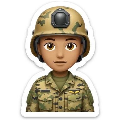 military special uniform sticker