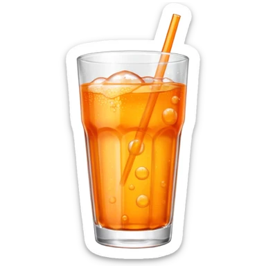 orange  soda sticker