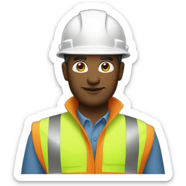 Construction contractor sticker