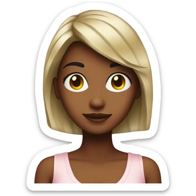 girl with cocktail  sticker