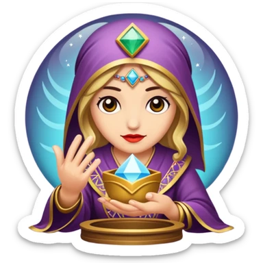 fortune teller  sticker
