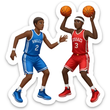 a player Defending against a player  sticker