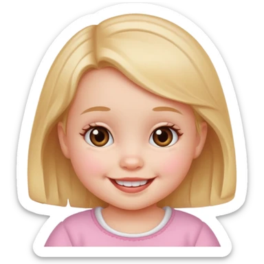 little baby girl sticker