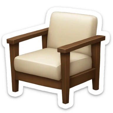 una silla que te de soporte sticker