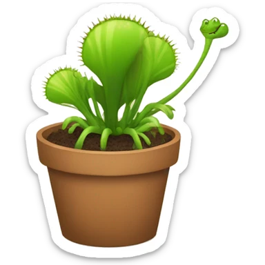 venus flytrap sticker
