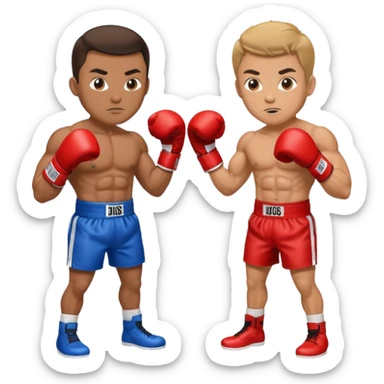 minister vs. celeb as if they were boxing sticker