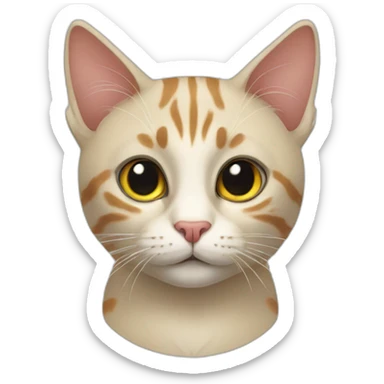 Cat therian sticker