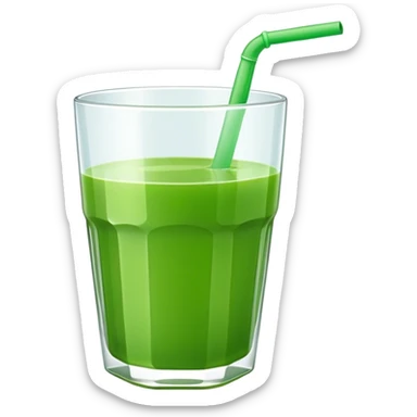 Bootle Green juice sticker