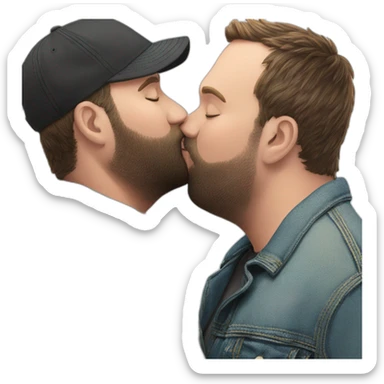 tom segura kissing bert kreischer sticker