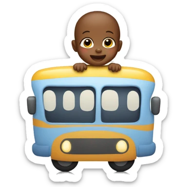 Baby on a bus sticker