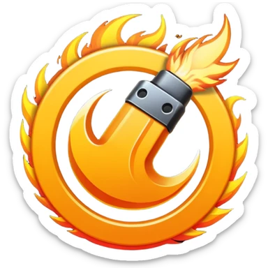 free fire logo emoji sticker