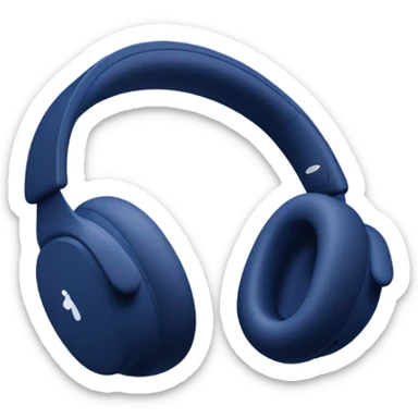 Dark blue AirPods Max sticker