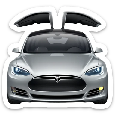 tesla sticker