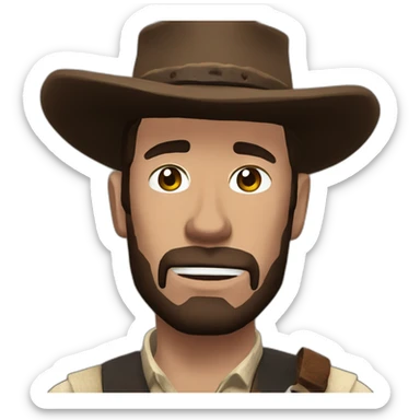 Red dead Redemption sticker