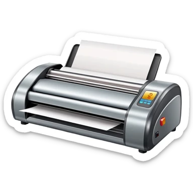 laminator machine sticker