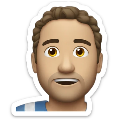 uruguayo llorando porque gano argentina sticker