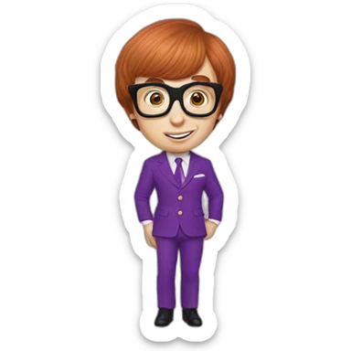 austin powers sticker