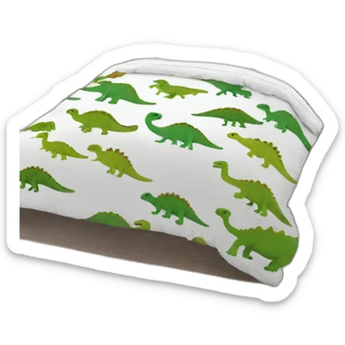 dinosaur duvet sticker