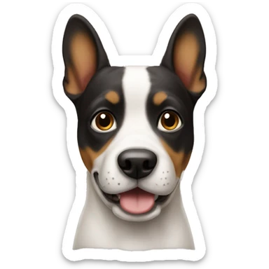 French Britany dog sticker