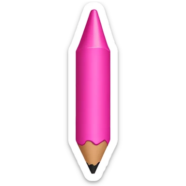 pink crayola crayon sticker