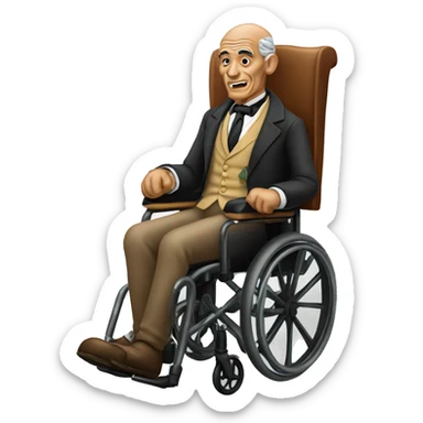 Hector Salamanca on Wheel Chair sticker