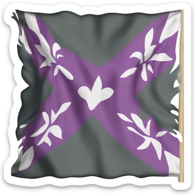 Floptropica flag emoji sticker