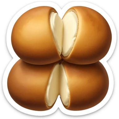 Chocolate filled dough balls  sticker