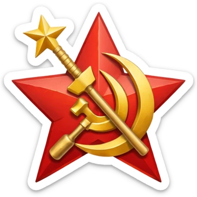 Soviet logo sticker