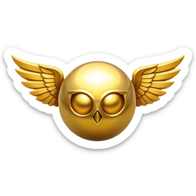 Golden-snitch sticker