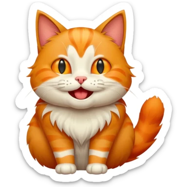 a mewingh emoji with body and a long chin sticker