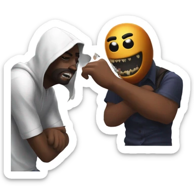 Among Us hitting the gritty with Gregory fnaf sticker