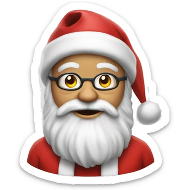 Santa Claus Hyperrealistic sticker
