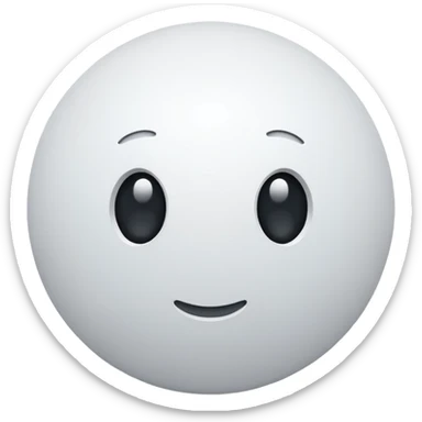 One in the center of circle sticker