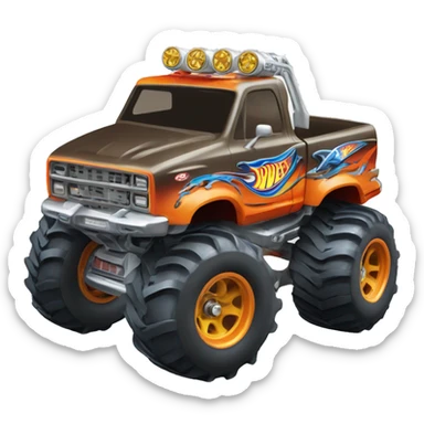 Hot wheels monster kei truck  sticker