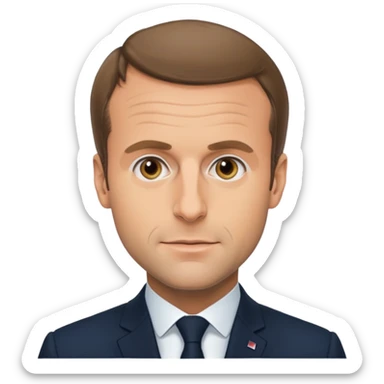 Macron sticker