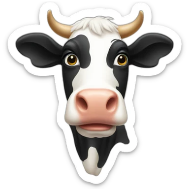 Fraternity cow sticker