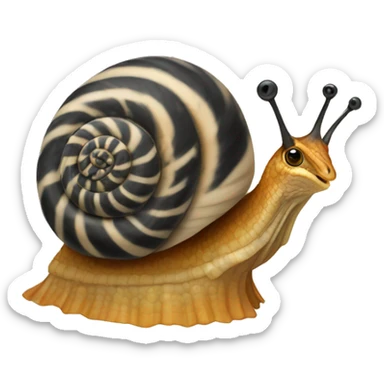 banded caracol sticker