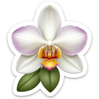 orchid blossom sticker