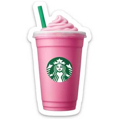 Pink drink Starbucks sticker