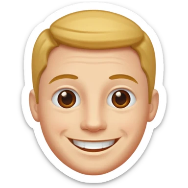 Victor Van Dort from Corpse Bride  head happy sticker