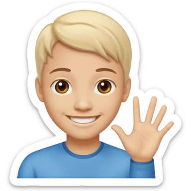 saying hello avatar  sticker