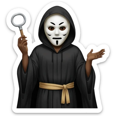 Ghostface from the Scream movie sticker