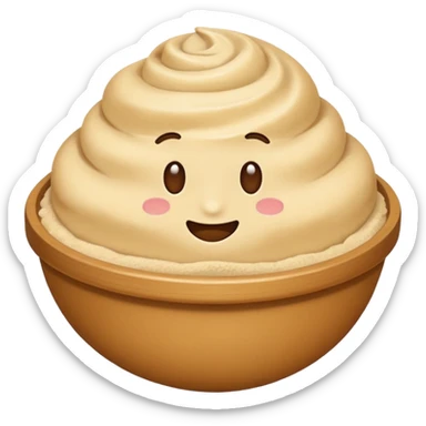 HAZ EMOJI DE IPHONE DE HARINA SALUDABLE sticker