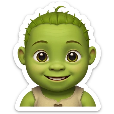baby shrek sticker